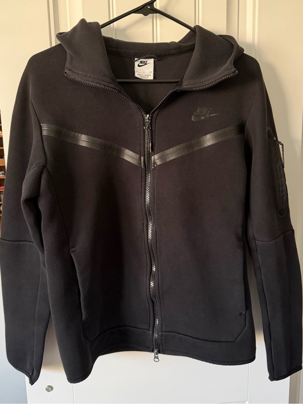 Nike Sportswear Men's Tech Fleece Full-Zip Hoodie-Black (CU4489-010) - Authentic